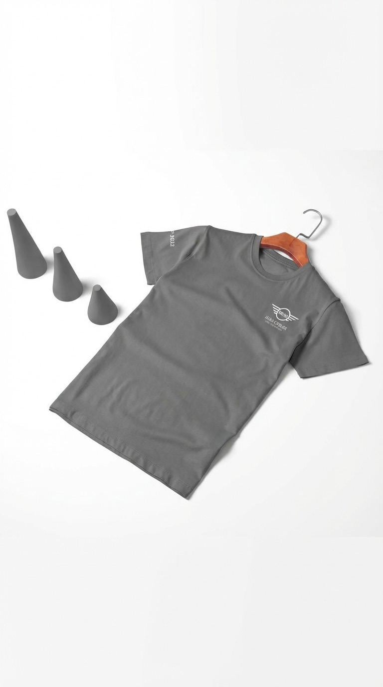 Branded polo shirts and caps produced for a client team