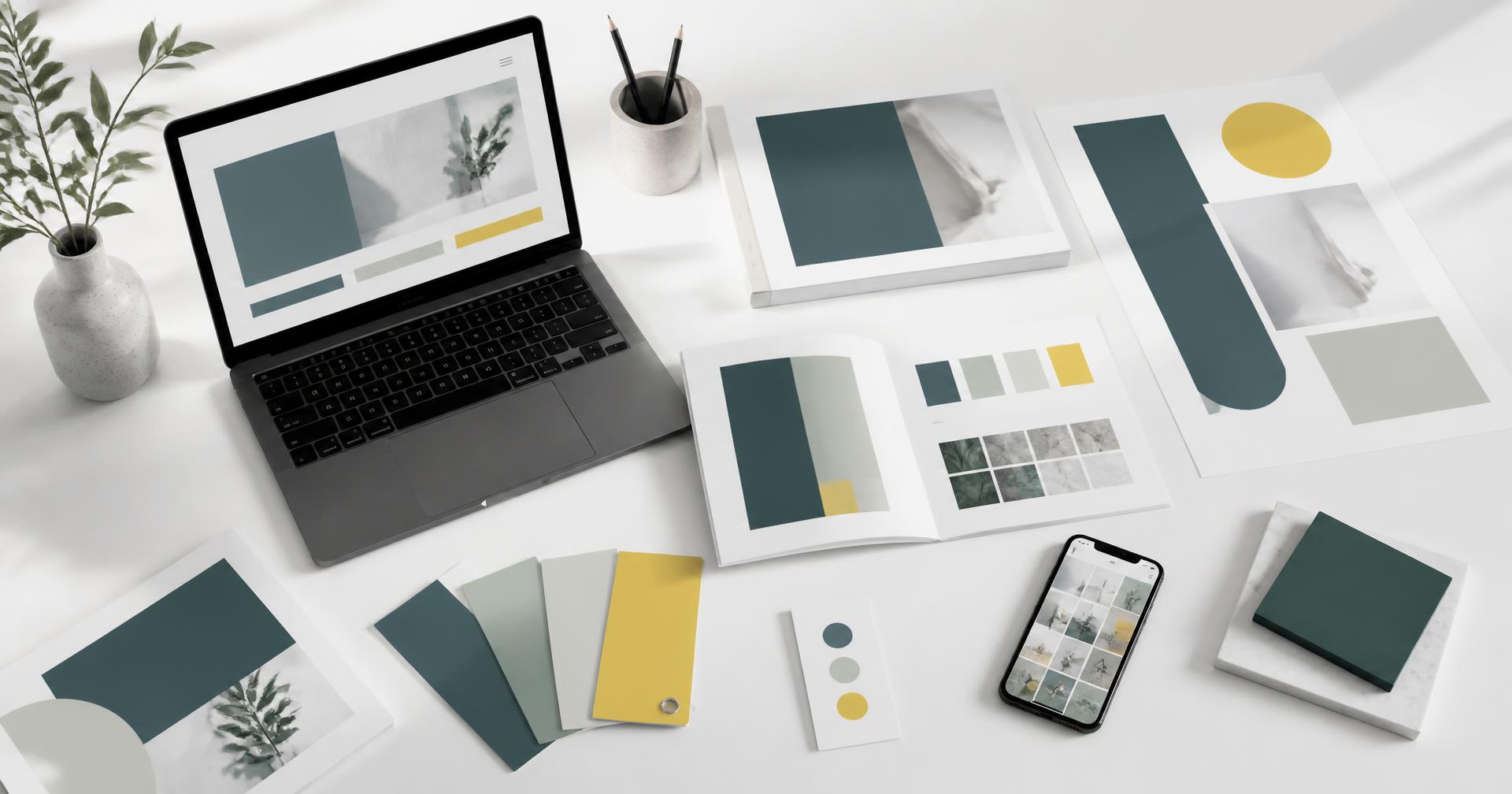 Brand identity, web and social design work by TYDEN Media